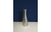 Váza Modern 30 cm, strieborná, tepaný vzhľad