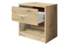 Nočný stolík s 1 zásuvkou Pepe, dub artisan