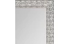 Nástenné zrkadlo Glamour 40x80 cm, strieborná štruktúra