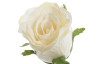 Umelá kvetina Ruža 45 cm, krémová