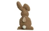 Veľkonočná dekorácia Plyšový zajac, hnedý