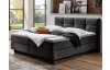 Posteľ boxspring Portage 160x200 cm, antracitová látka
