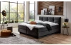 Posteľ boxspring Portage 160x200 cm, antracitová látka