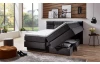 Posteľ boxspring Portage 160x200 cm, antracitová látka