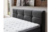 Posteľ boxspring Portage 160x200 cm, antracitová látka