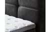Posteľ boxspring Portage 160x200 cm, antracitová látka