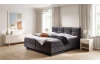 Posteľ boxspring Portage 160x200 cm, antracitová látka