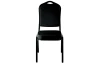 Jedálenská stolička Jazz, čierna látka