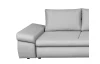 Rohová sedacia súprava Bono,svetlo šedá látka