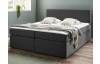 Posteľ boxspring Aston 180x200 cm, antracitovo šedá látka