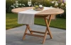 Okrúhly záhradný stôl Tarakan, 120 cm, teak