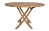 Okrúhly záhradný stôl Tarakan, 120 cm, teak