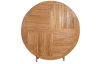 Okrúhly záhradný stôl Tarakan, 120 cm, teak