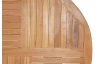 Okrúhly záhradný stôl Tarakan, 120 cm, teak