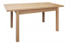 Jedálenský stôl Adam 120x80 cm, buk, rozkládací