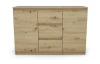 Komoda se 3 zásuvkami Carlos, dub artisan, 120 cm