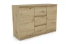 Komoda se 3 zásuvkami Carlos, dub artisan, 120 cm