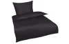 Obliečky Satin, antracitové