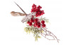 Vianočná  dekorácia Umelá zimná vetvička, 28 cm