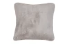 Dekoračný plyšový vankúš Králik 45x45 cm, strieborný