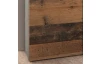 Obývacia stena Flamenco XL, vintage optika kovu/dreva