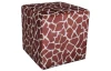 Taburet Bali, vzor žirafa
