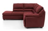 ohová sedacia súprava Nebolo, červená látka, ľavý roh