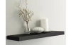 Polica na zeď Shelvy 60 cm, čierna