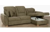 Rohová sedacia súprava Ontario, olivovo zelená látka, pravý roh