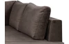 Rohová sedacia súprava Chivas 2A, hnedá látka, pravý roh