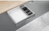 Organizér na príbory UniFit 40-49 cm, šedý