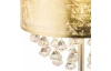 Stolová  lampa Amy 32x56 cm, zlatá
