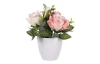 Umelá kvetina Ruža v kvetináči, ružová