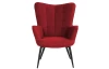 Kreslo Victoria, červená látka