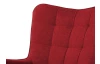 Kreslo Victoria, červená látka
