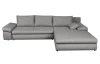 Rohová sedacia súprava Bono, stredne šedá látka