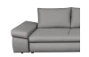 Rohová sedacia súprava Bono, stredne šedá látka