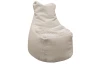 Sedací vak Modus, svetlo béžová štrukturovaná látka