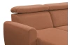 Sedacia súprava Mistic, terracota látka, tvar U