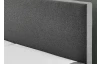 Posteľ boxspring Aston 180x200 cm, stredne šedá látka