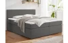 Posteľ boxspring Aston 180x200 cm, stredne šedá látka