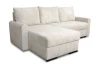 Rohová sedačka Miles, krémová strukturovaná látka