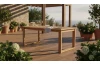 Záhradný jedálenský stôl Tegal 180x90 cm, teak