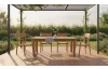 Záhradný jedálenský stôl Tegal 180x90 cm, teak
