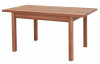 Jedálenský stôl Adam 120x80 cm, slivka, rozkládací