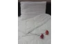 Posteľný set mikrofáze, biela