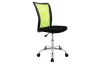 Kancelárska stolička Spirit, čierna/limetkovo zelená