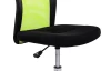 Kancelárska stolička Spirit, čierna/limetkovo zelená