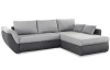 Rohová sedacia súprava Torgau, šedá/svetlo  šedá tkanina