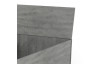 Posteľ so zásuvkami Carlos 140x200, šedý beton